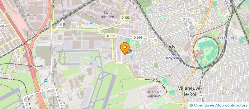 localisation de l'entreprise MONSIEUR CHRIS-ANDRE MALONGA  ORLY