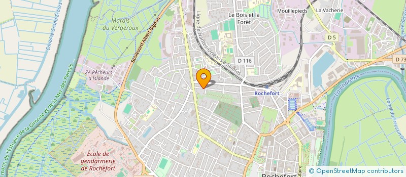 localisation de l'entreprise MONSIEUR CHRIS ANTONIN  ROCHEFORT