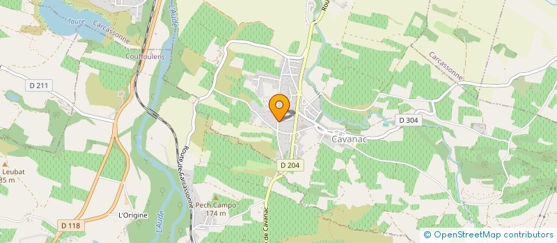 localisation de l'entreprise MONSIEUR CHRIS BACCAM  CAVANAC