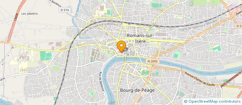 localisation de l'entreprise MONSIEUR CHRIS BERRUYER  ROMANS-SUR-ISERE