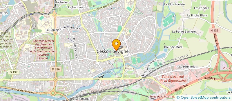 localisation de l'entreprise MONSIEUR CHRIS CAGNON à CESSON-SEVIGNE