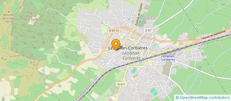 localisation de l'entreprise MONSIEUR CHRIS CHABRIDON à LEZIGNAN-CORBIERES