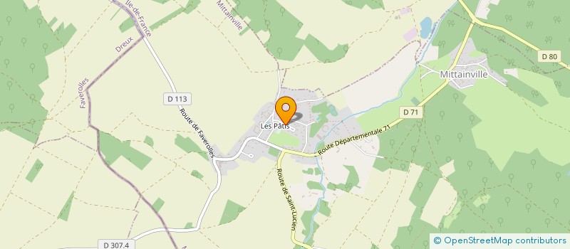 localisation de l'entreprise MONSIEUR CHRIS CHATEAU  MITTAINVILLE