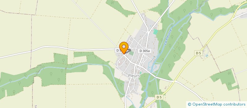 localisation de l'entreprise MONSIEUR CHRIS CONDAMINET  PLEURS