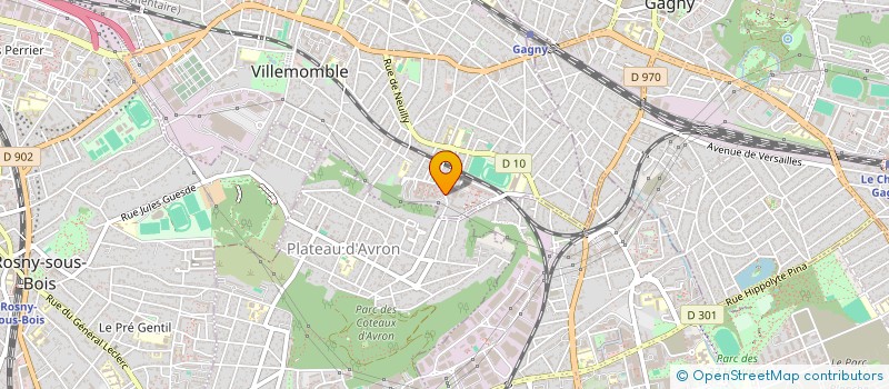 localisation de l'entreprise MONSIEUR CHRIS DAUMUR  VILLEMOMBLE