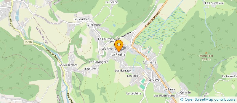 localisation de l'entreprise MONSIEUR CHRIS DEPERROIS à CHIRENS