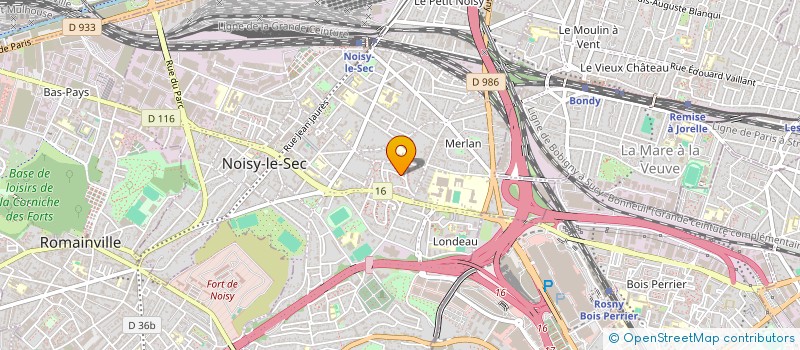 localisation de l'entreprise MONSIEUR CHRIS DJOMO à NOISY-LE-SEC