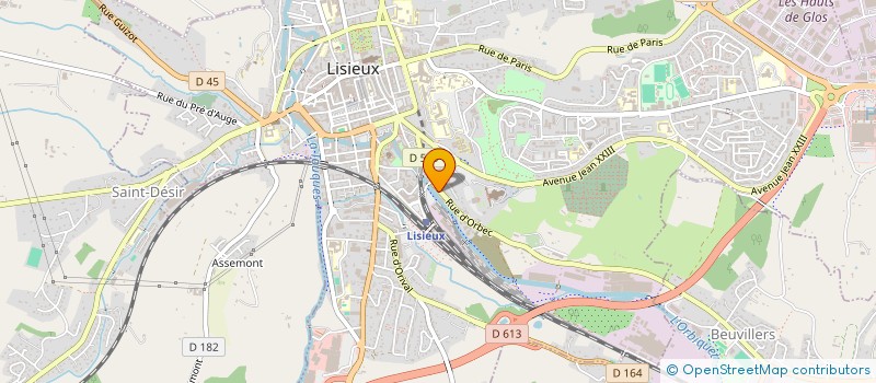 localisation de l'entreprise MONSIEUR CHRIS DUVAL  LISIEUX