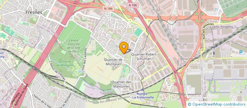 localisation de l'entreprise MONSIEUR CHRIS-EMMANUEL CENTAURE à RUNGIS