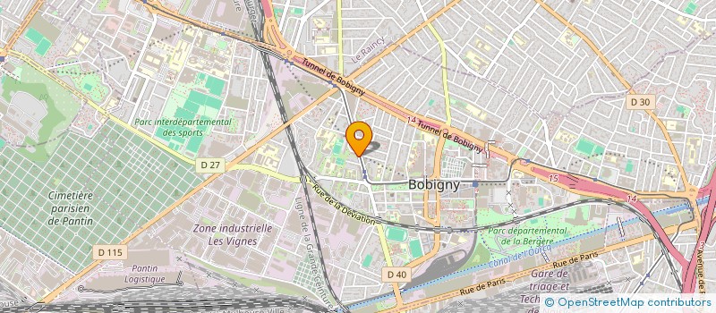 localisation de l'entreprise MONSIEUR CHRIS GOMA ADEMA  BOBIGNY