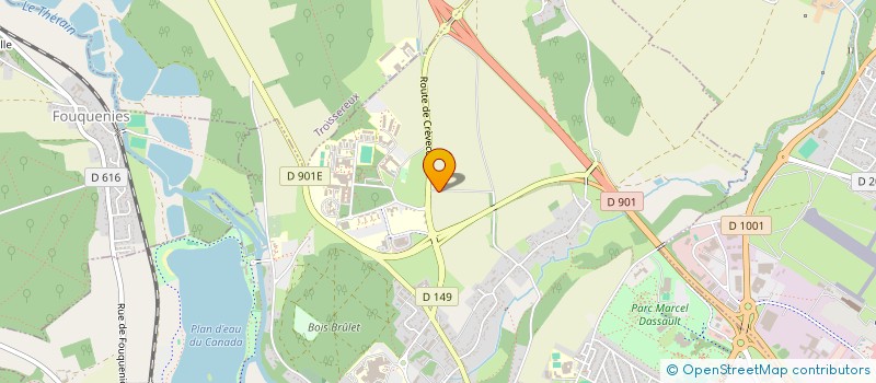 localisation de l'entreprise MONSIEUR CHRIS GREBOVAL  BEAUVAIS