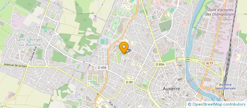 localisation de l'entreprise MONSIEUR CHRIS IBARA LECKASSY à AUXERRE