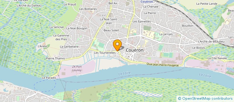 localisation de l'entreprise MONSIEUR CHRIS LE BRAS à COUERON