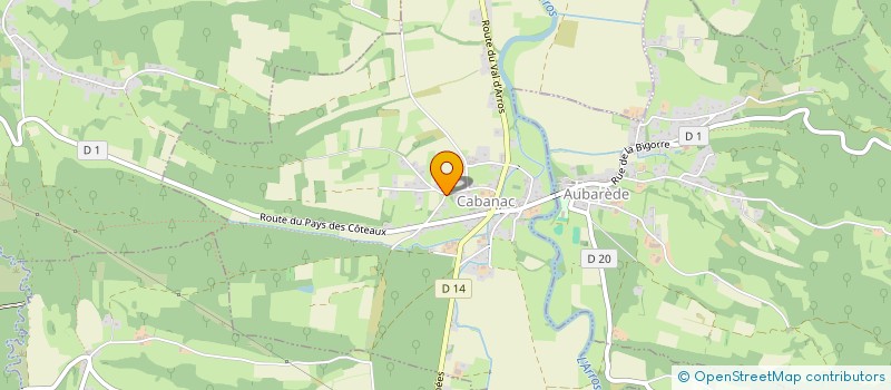 localisation de l'entreprise MONSIEUR CHRIS LEBLOND  CABANAC