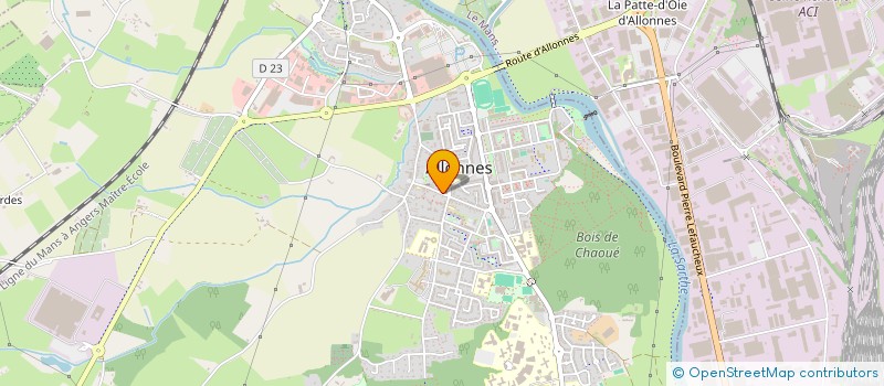 localisation de l'entreprise MONSIEUR CHRIS LINNEMANN  ALLONNES