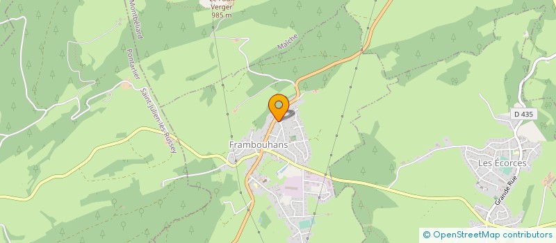 localisation de l'entreprise MONSIEUR CHRIS LOPEZ  FRAMBOUHANS