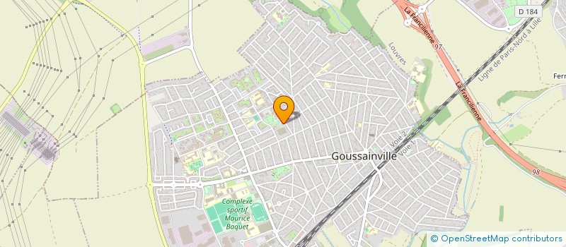 localisation de l'entreprise MONSIEUR CHRIS MANDA  GOUSSAINVILLE