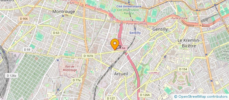 localisation de l'entreprise MONSIEUR CHRIS MAPAKOU à ARCUEIL