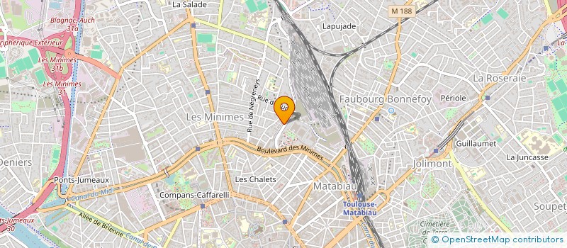 localisation de l'entreprise MONSIEUR CHRIS-MARLON MATINGOU à TOULOUSE
