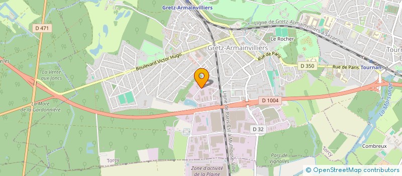 localisation de l'entreprise MONSIEUR CHRIS MOUNTALOU  GRETZ ARMAINVILLIERS