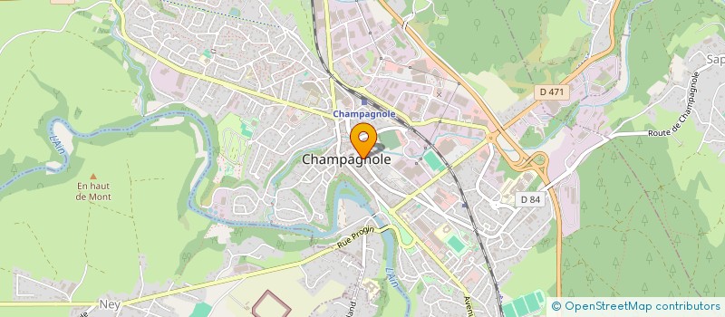 localisation de l'entreprise MONSIEUR CHRIS NTIRAMPEBA à CHAMPAGNOLE