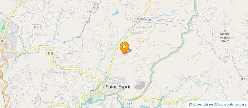 localisation de l'entreprise MONSIEUR CHRIS OURMIAH  SAINT-ESPRIT