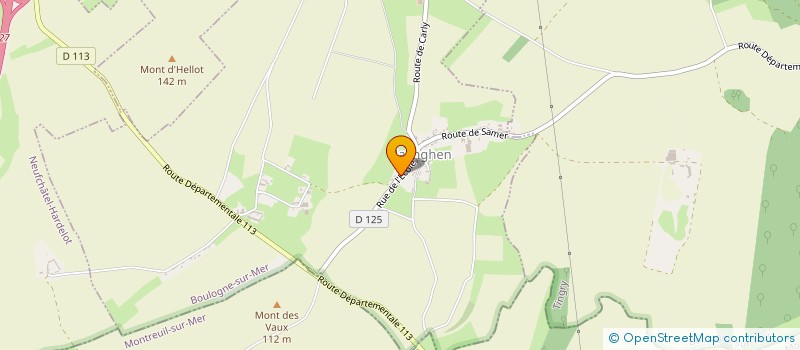 localisation de l'entreprise MONSIEUR CHRIS PHILLIPS  HALINGHEN