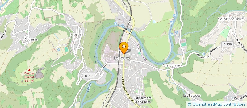 localisation de l'entreprise MONSIEUR CHRIS RAGOT  VIC-LE-COMTE