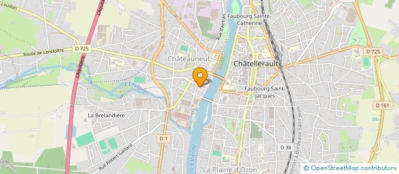 localisation de l'entreprise MONSIEUR CHRIS REKIA  CHATELLERAULT