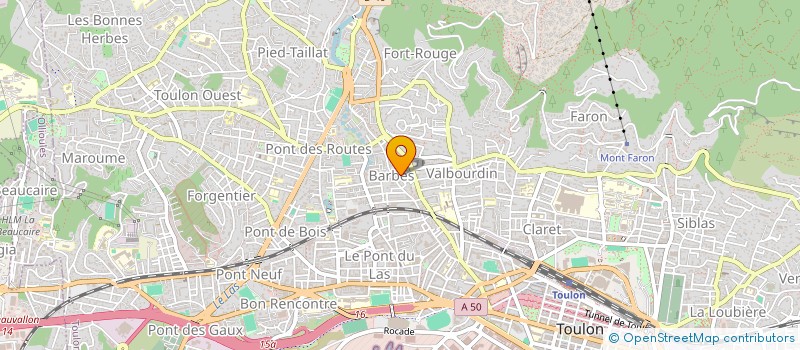 localisation de l'entreprise MONSIEUR CHRIS ROLLAND  TOULON