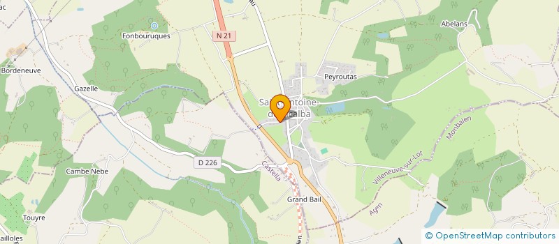 localisation de l'entreprise MONSIEUR CHRIS SALVADOR  VILLENEUVE-SUR-LOT