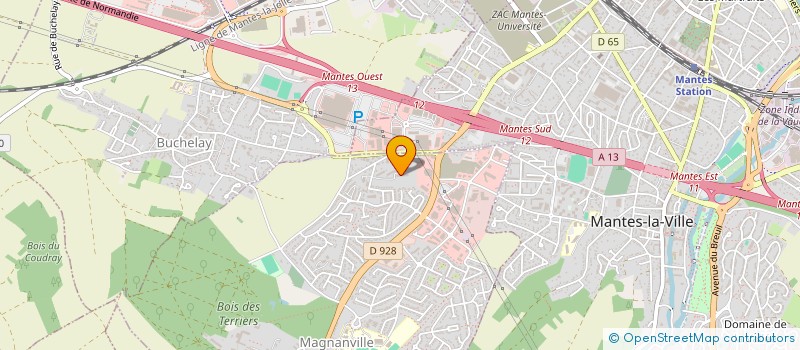 localisation de l'entreprise MONSIEUR CHRIS SAVRIMOUTOO  MAGNANVILLE