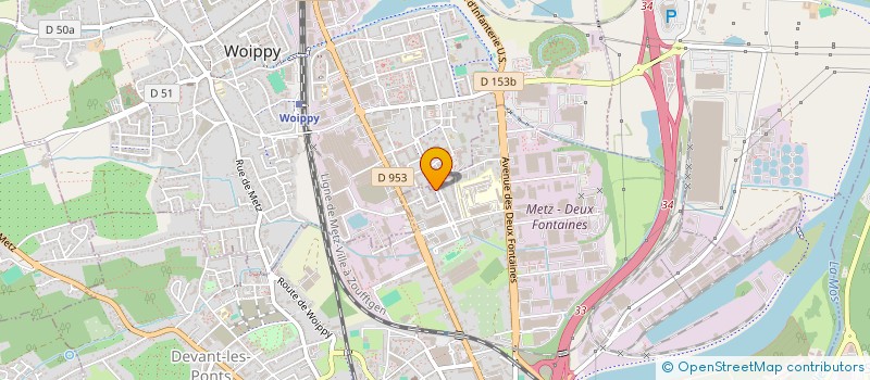 localisation de l'entreprise MONSIEUR CHRIS SCHOMBERG  METZ