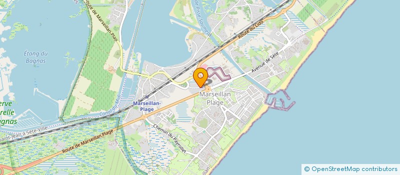 localisation de l'entreprise MONSIEUR CHRIS SCHOUMAKER  MARSEILLAN