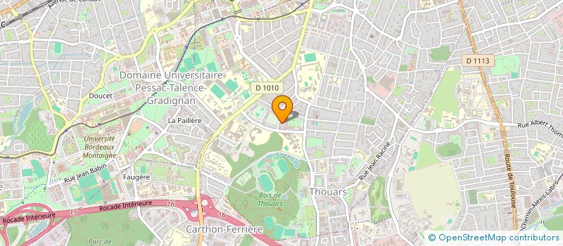 localisation de l'entreprise MONSIEUR CHRIS-STEEVEN LELIN  TALENCE