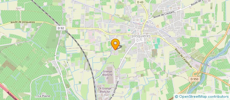 localisation de l'entreprise MONSIEUR CHRIS WINAUD-TUMBACH  JONQUIERES