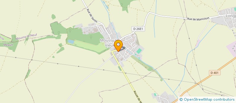 localisation de l'entreprise MONSIEUR CHRIS-XAVIER RALOUGOU  MOUSSY-LE-VIEUX