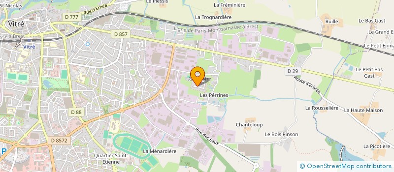 localisation de l'entreprise MONSIEUR CHRISHLEY VOLTIME  VITRE