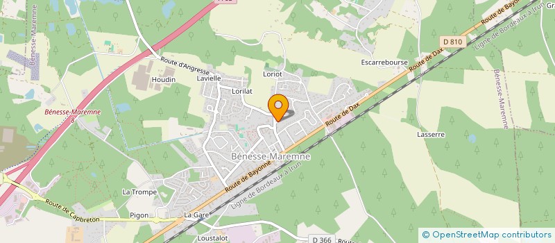 localisation de l'entreprise MONSIEUR CHRISIS MATERI-DEHAOU  BENESSE-MAREMNE