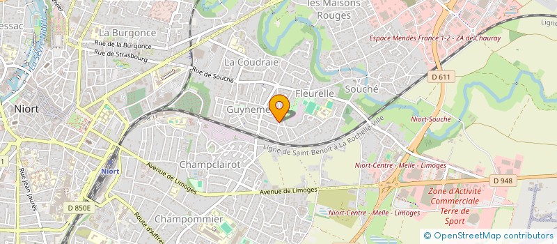 localisation de l'entreprise MONSIEUR CHRISITAN MOUFAVOU à NIORT
