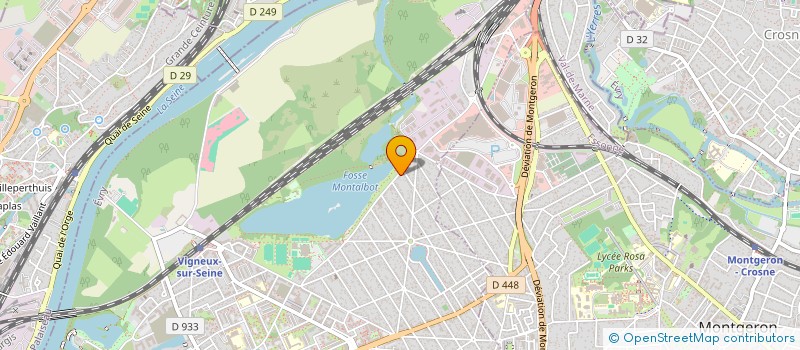 localisation de l'entreprise MONSIEUR CHRISITIAN DUBOIS  VIGNEUX-SUR-SEINE