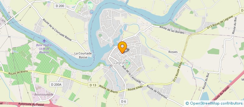 localisation de l'entreprise MONSIEUR CHRISLAIN MEZZACASA  LAGRAVE