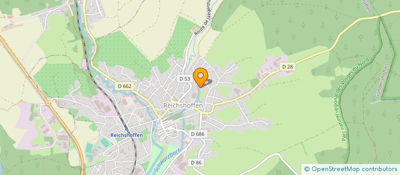 localisation de l'entreprise MONSIEUR CHRISOPHE SCHNEIDER  REICHSHOFFEN