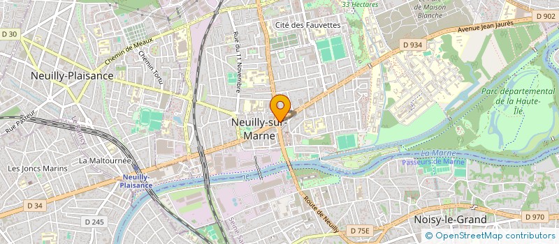 localisation de l'entreprise MONSIEUR CHRISPAIN TSHIBANGU à NEUILLY-SUR-MARNE