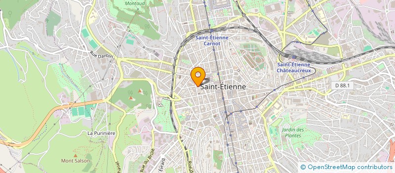 localisation de l'entreprise MONSIEUR CHRISPHOPHE ROBERT  SAINT-ETIENNE