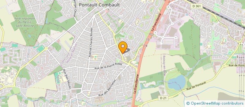 localisation de l'entreprise MONSIEUR CHRIST-AIME DIAOUA à PONTAULT-COMBAULT