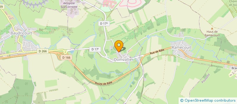 localisation de l'entreprise MONSIEUR CHRIST AMPLE  DOMVALLIER