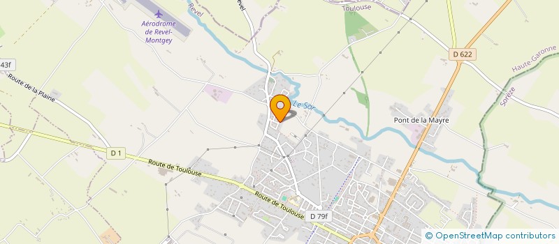 localisation de l'entreprise MONSIEUR CHRIST DAKOURI  REVEL