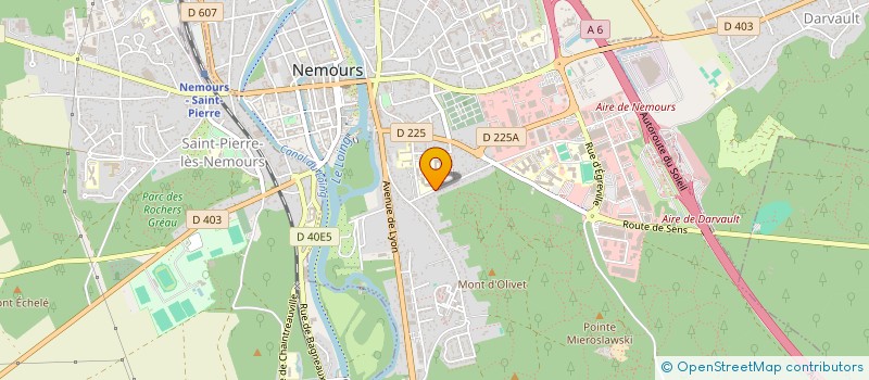 localisation de l'entreprise MONSIEUR CHRIST EMMANUEL ROUAMBA  NEMOURS