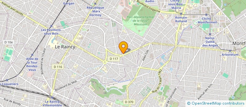 localisation de l'entreprise MONSIEUR CHRIST FRANCK ARMEL NGAMPOLO à CLICHY-SOUS-BOIS